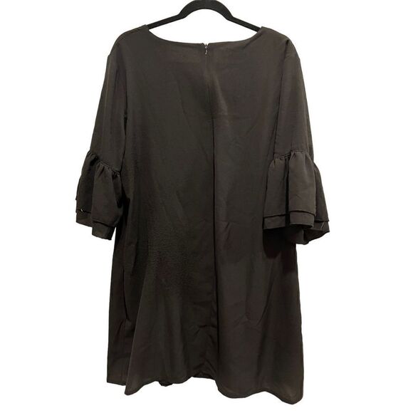 Simplefun short dress ruffle flow sleeves 2XL - Picture 2 of 4